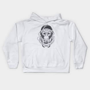 Space Monkey Kids Hoodie